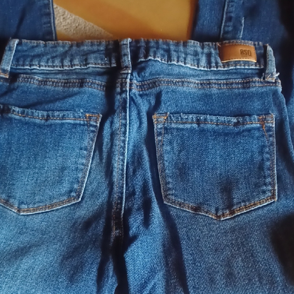 SO Women's Blue Straight Leg Jeans
